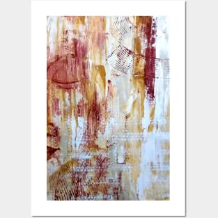 Peaceful soul Abstract painting Posters and Art